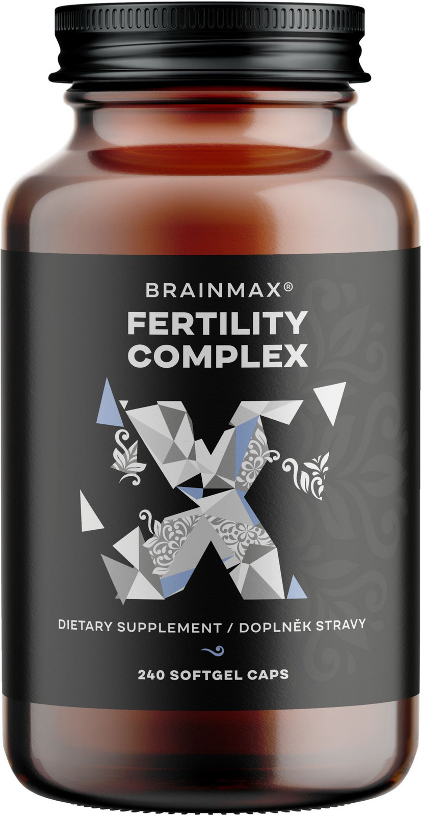 BRAINMAX Grass-Fed Fertility complex, podpora plodnosti 240 kapslí