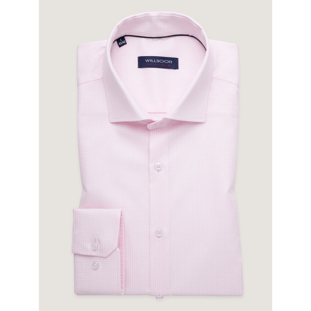 Pánska košeľa extra slim fit svetloružová 18016