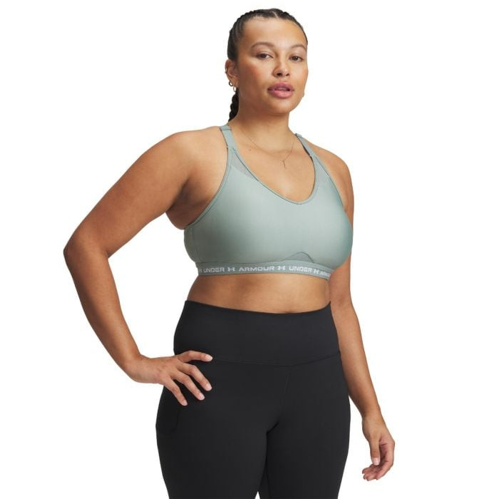 Under Armour Športová podprsenka Crossback Low Green  XS