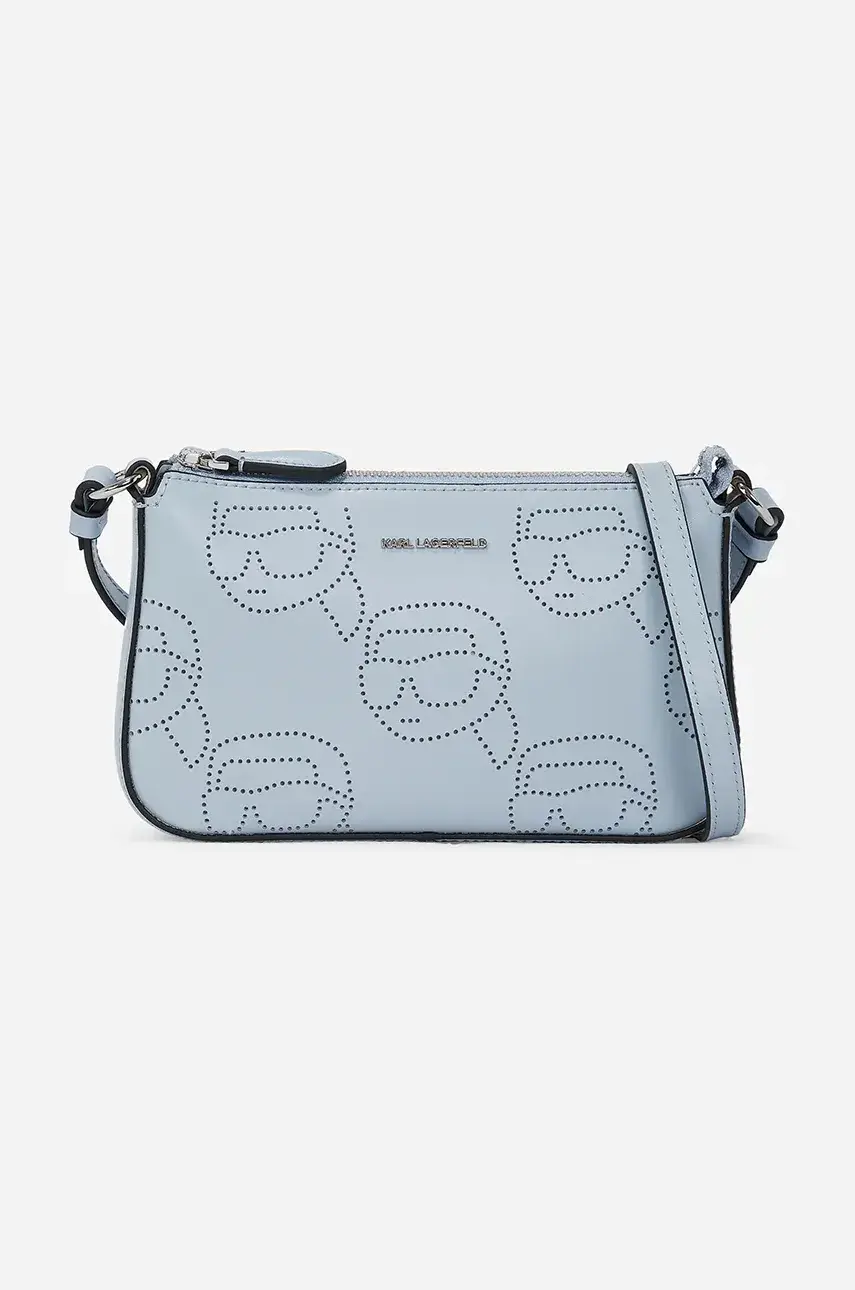 Kožená kabelka Karl Lagerfeld A2W32017