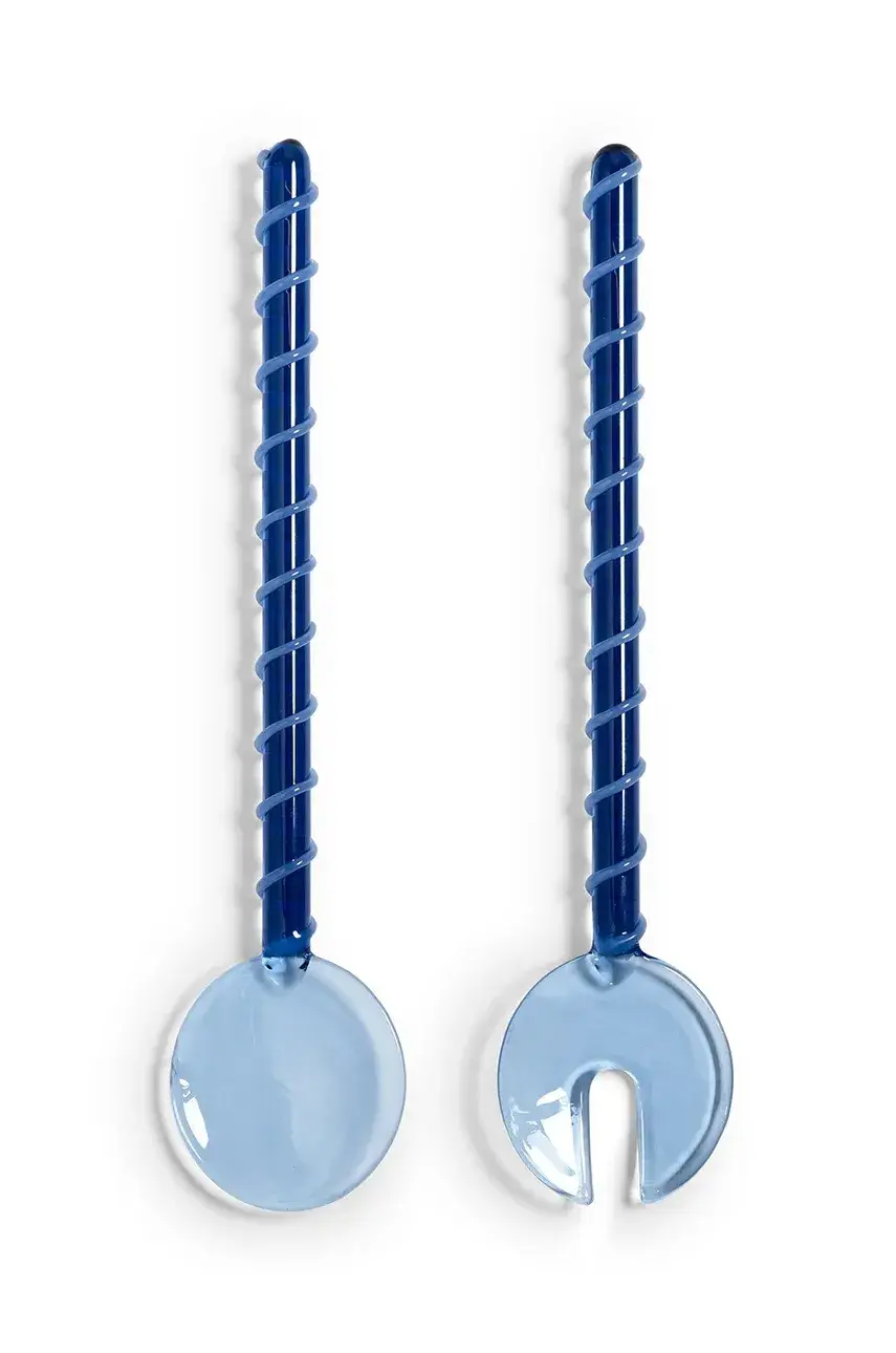 Šalátové lyžice &k amsterdam sling blue 2-pak