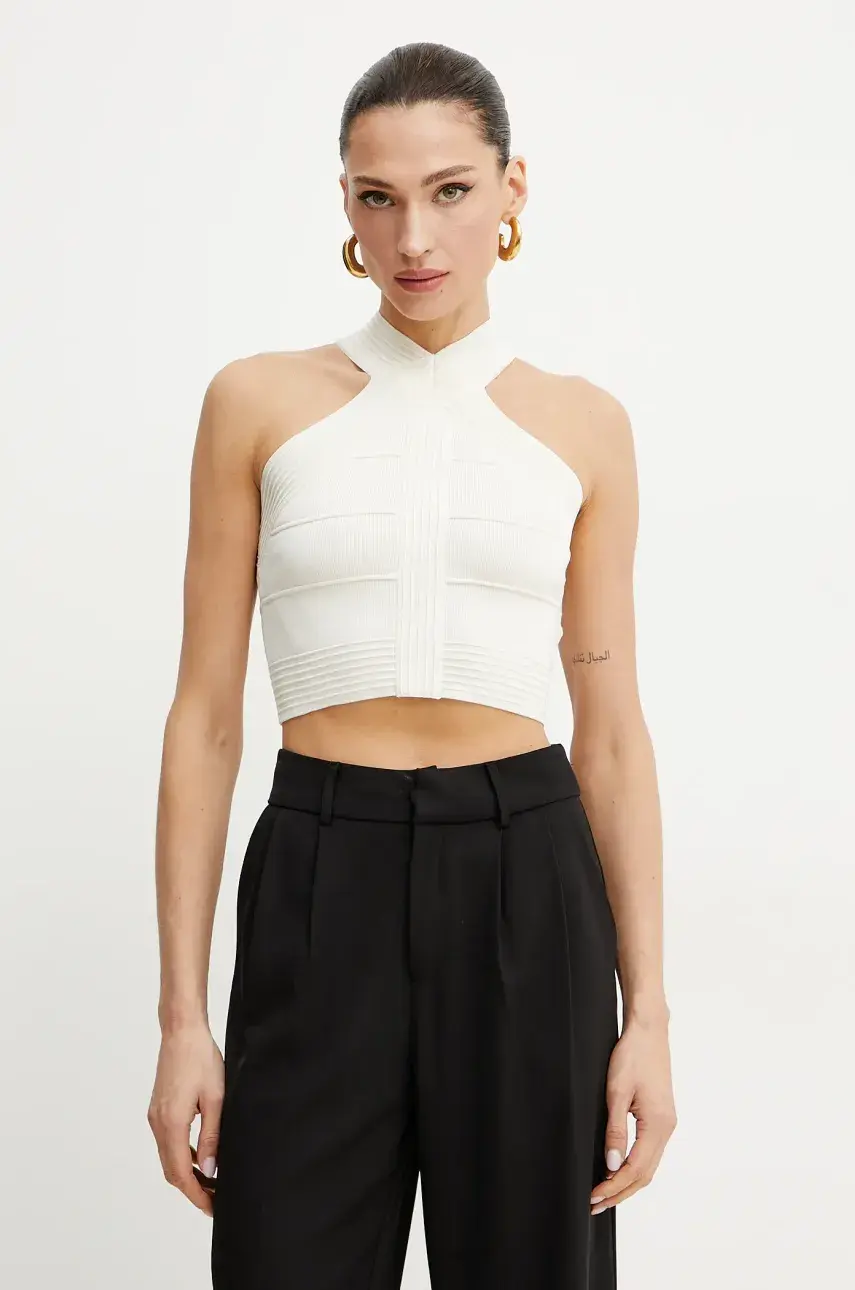 Top Guess OTTOMAN dámsky, béžová farba, W5GR32 Z2XY0