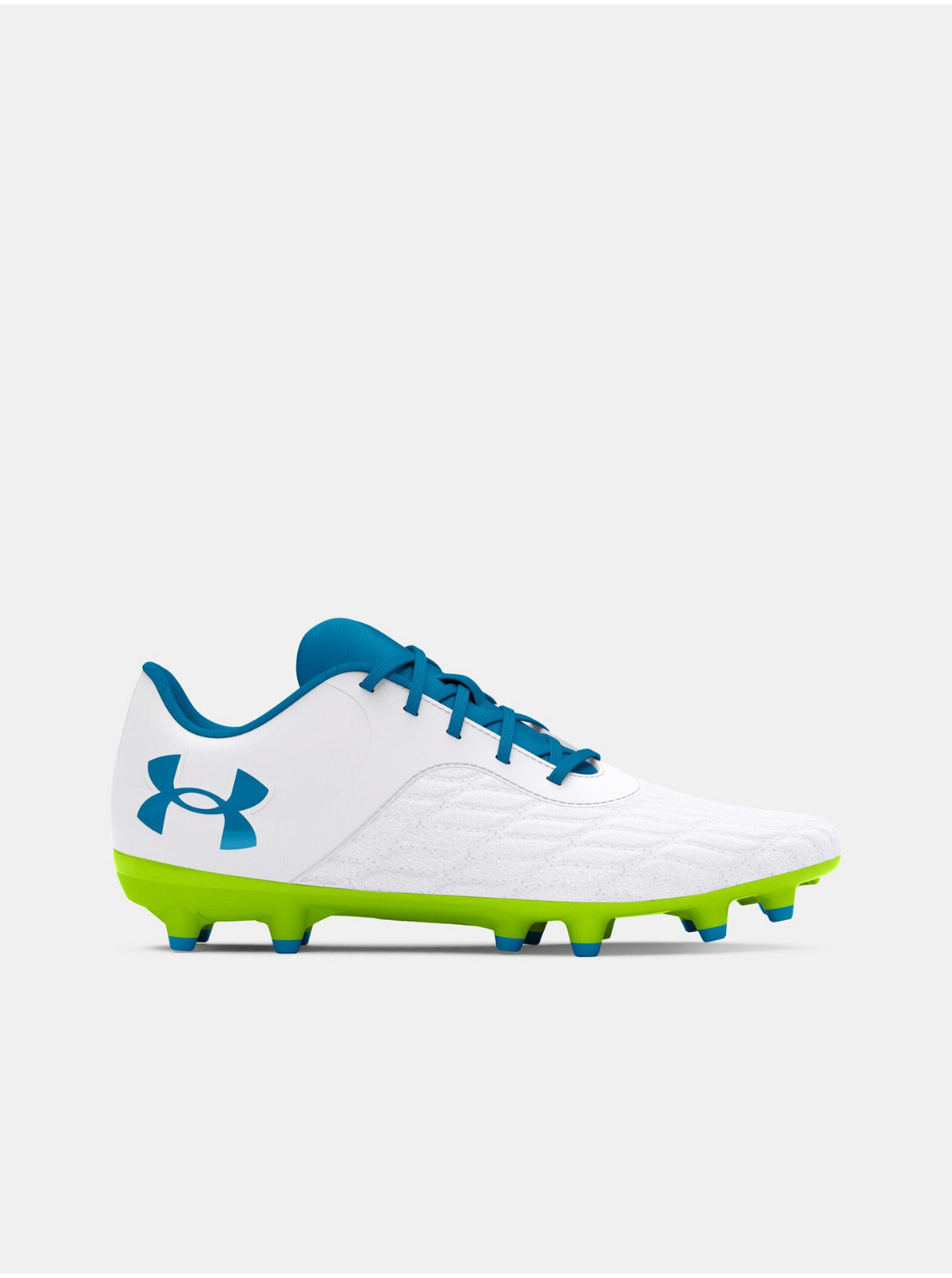 Biele chlapčenské kopačky Under Armour UA Magnetico SelectJR 3.0 FG