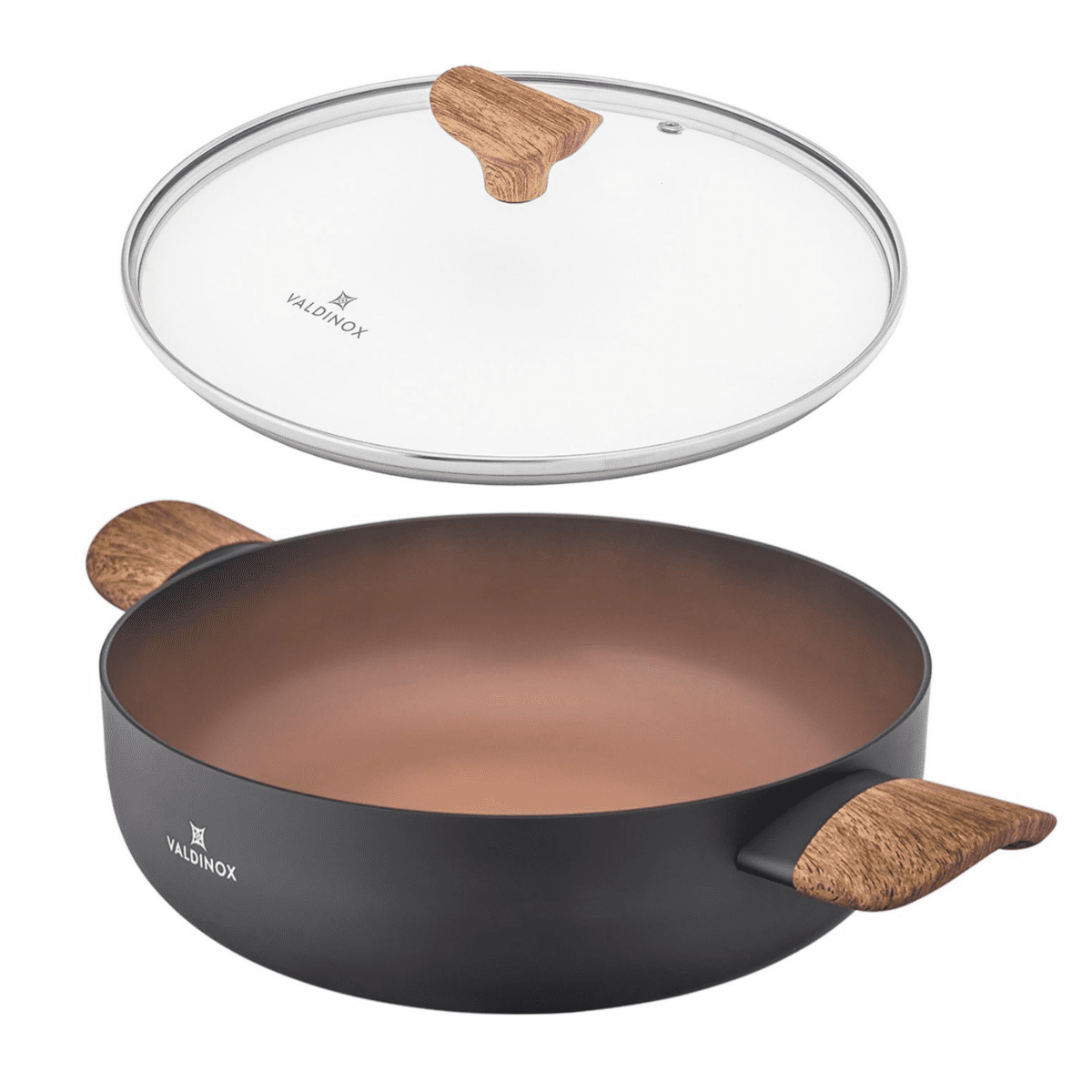 Valdinox Plytký hrniec s pokrievkou Morgan 26 cm,3,4 l