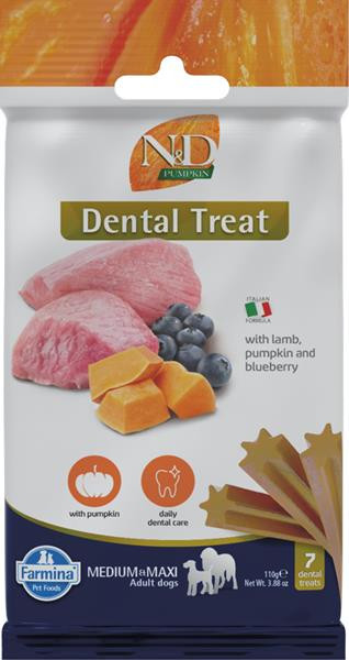 Farmina ND Pumpkin Dog Lamb Blueb Adult medium & maxi maškrta pre psy 110g