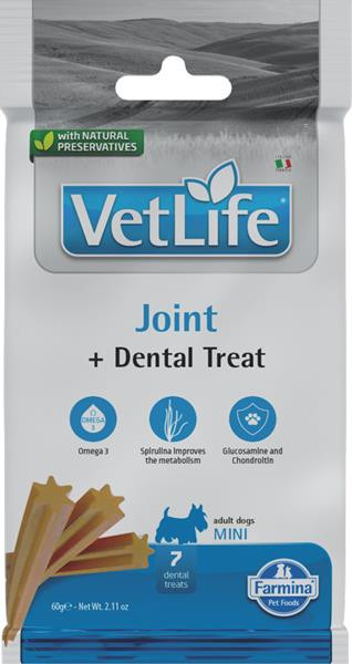 Farmina Vet Life Dog Joint Adult Mini maškrta pre psy 60g