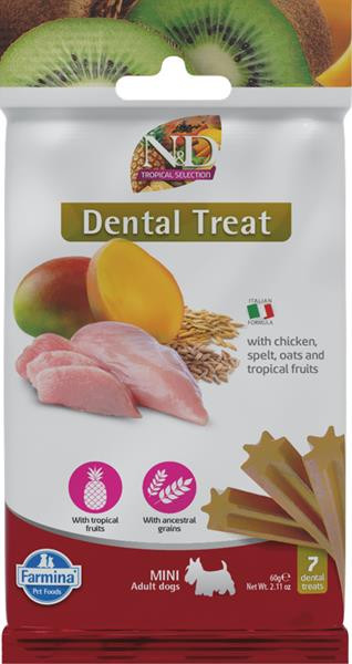 Farmina ND Tropical Selection Chicken Adult Mini maškrta pre psy 60g
