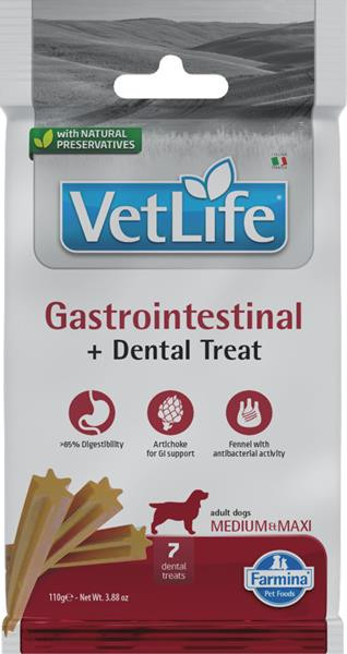 Farmina Vet Life Dog Gastrointestinal Adult medium & maxi maškrta pre psy 110g