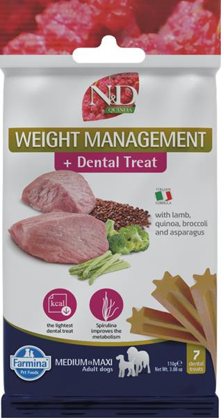 Farmina Quinoa Dog Weight Man Lamb Adult medium & maxi maškrta pre psy 110g