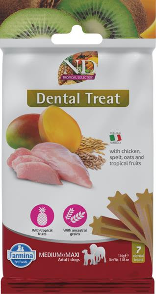 Farmina ND Tropical Selection Chicken Adult medium & maxi maškrta pre psy 110g