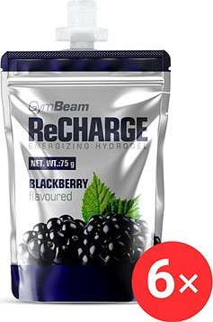 GymBeam ReCharge Gel 6× 75 g, blackberry