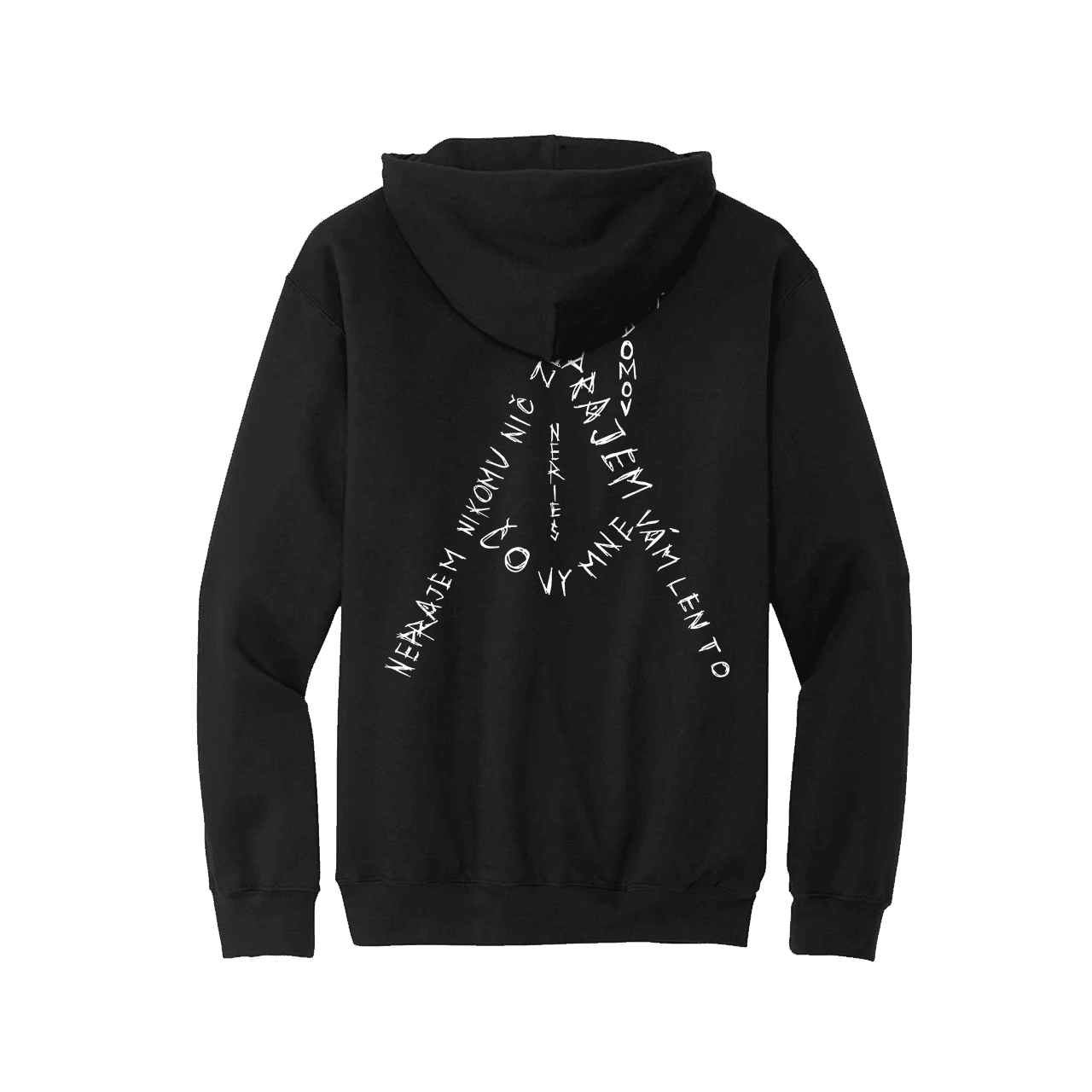 Nerieš mikina Naspäť Domov Čierna S