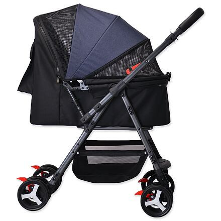 Kočárek Kenyone 50x66x101cm modrý, černá kontrukce