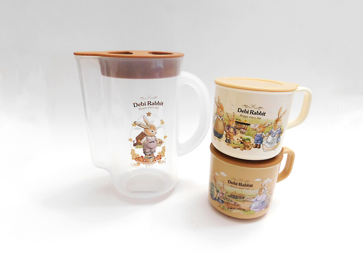 MAKRO - Sada 2ks hrnčekov zajaci