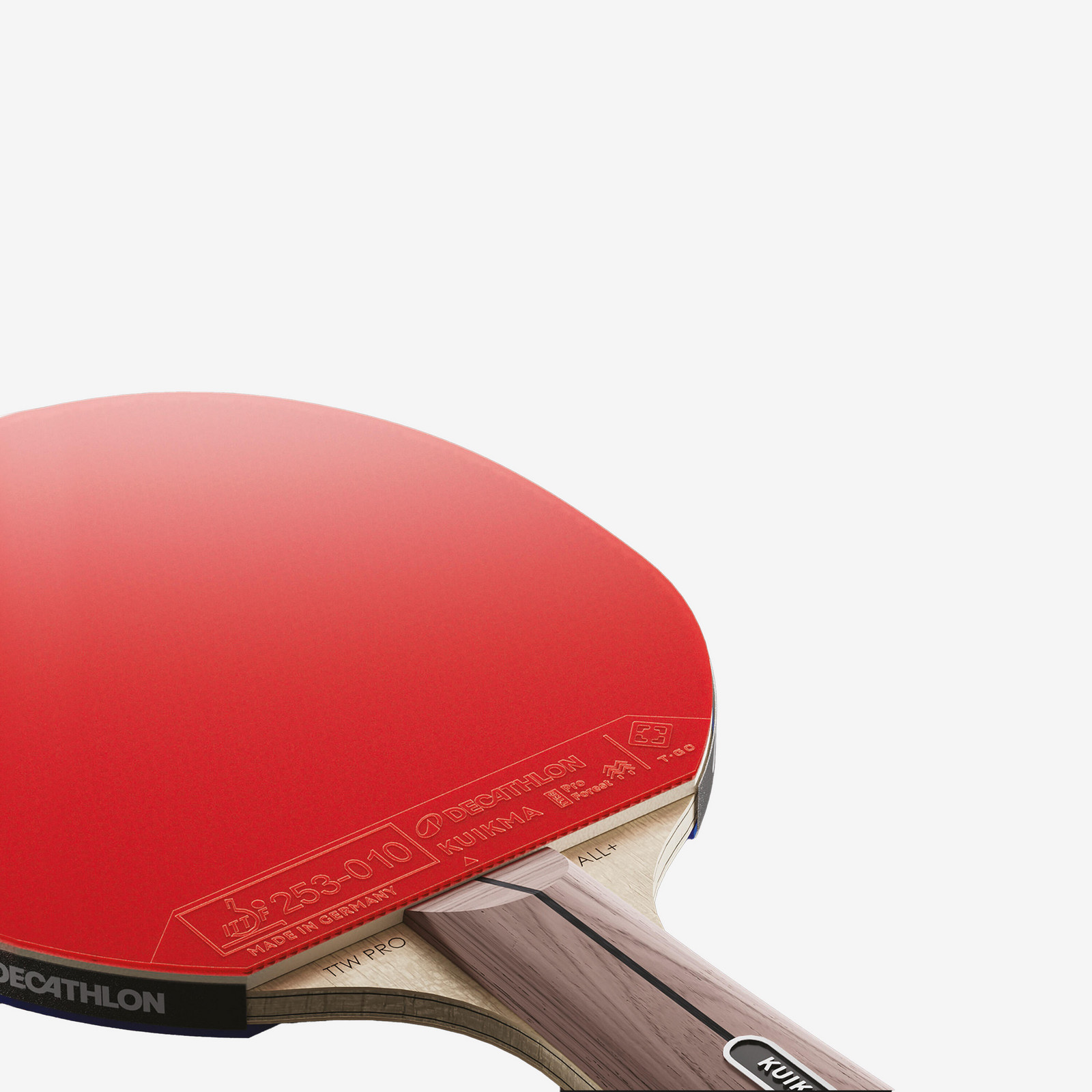 Poťah na stolnotenisovú raketu TTRB Pro Forest červený ITTF
