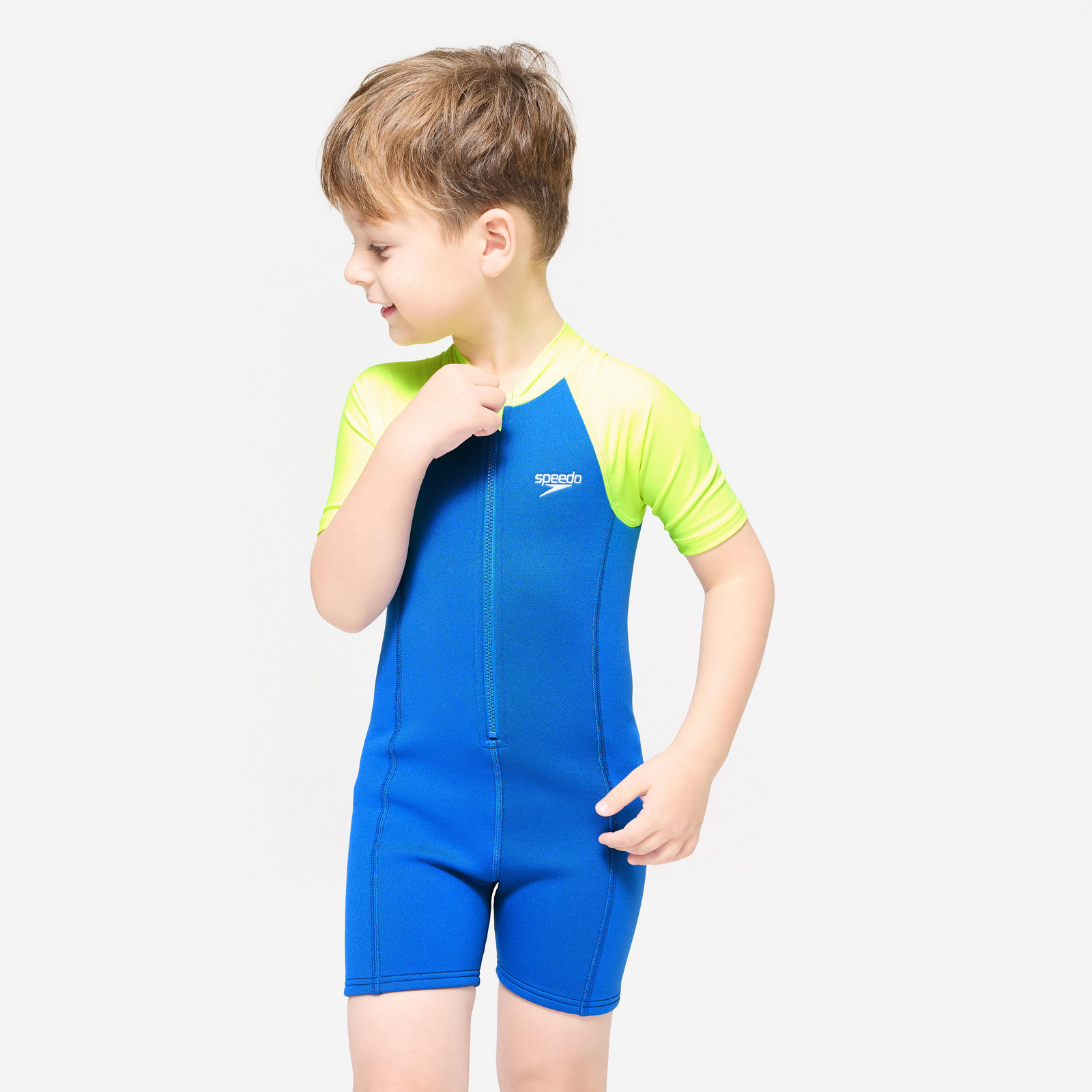 SPEEDO Shorty detská neoprénová kombinéza 2 – 5 rokov modrá