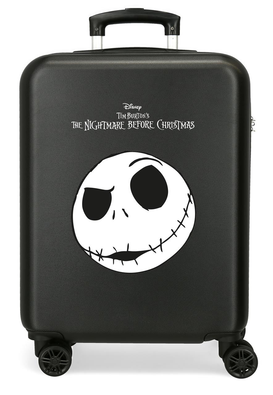 Disney Detský kabínový kufor NIGHTMARE JACK 55 cm - 34 L- čierny