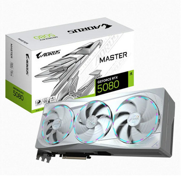 Gigabyte AORUS GeForce RTX 5080 MASTER ICE 16G GV-N5080AORUSM ICE-16GD