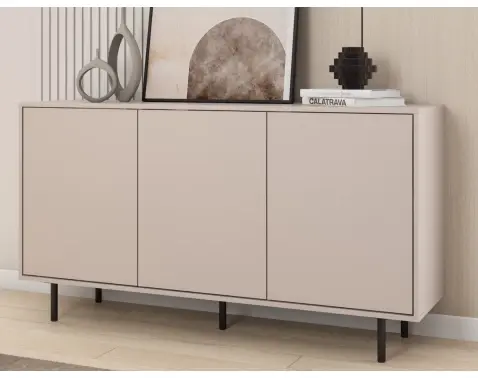 Úložná skrinka Flax, 151 cm, béžová kašmír%