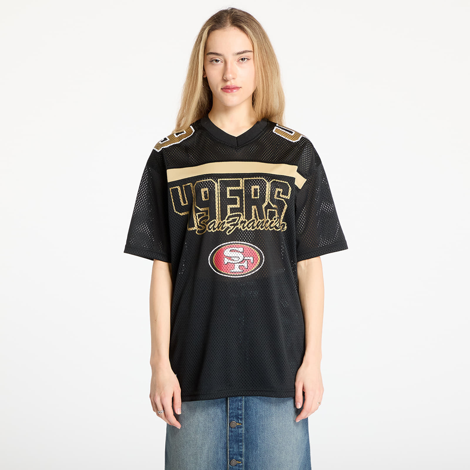 Dres New Era NFL Saf49E Mesh Graphic Jersey UNISEX Black XL