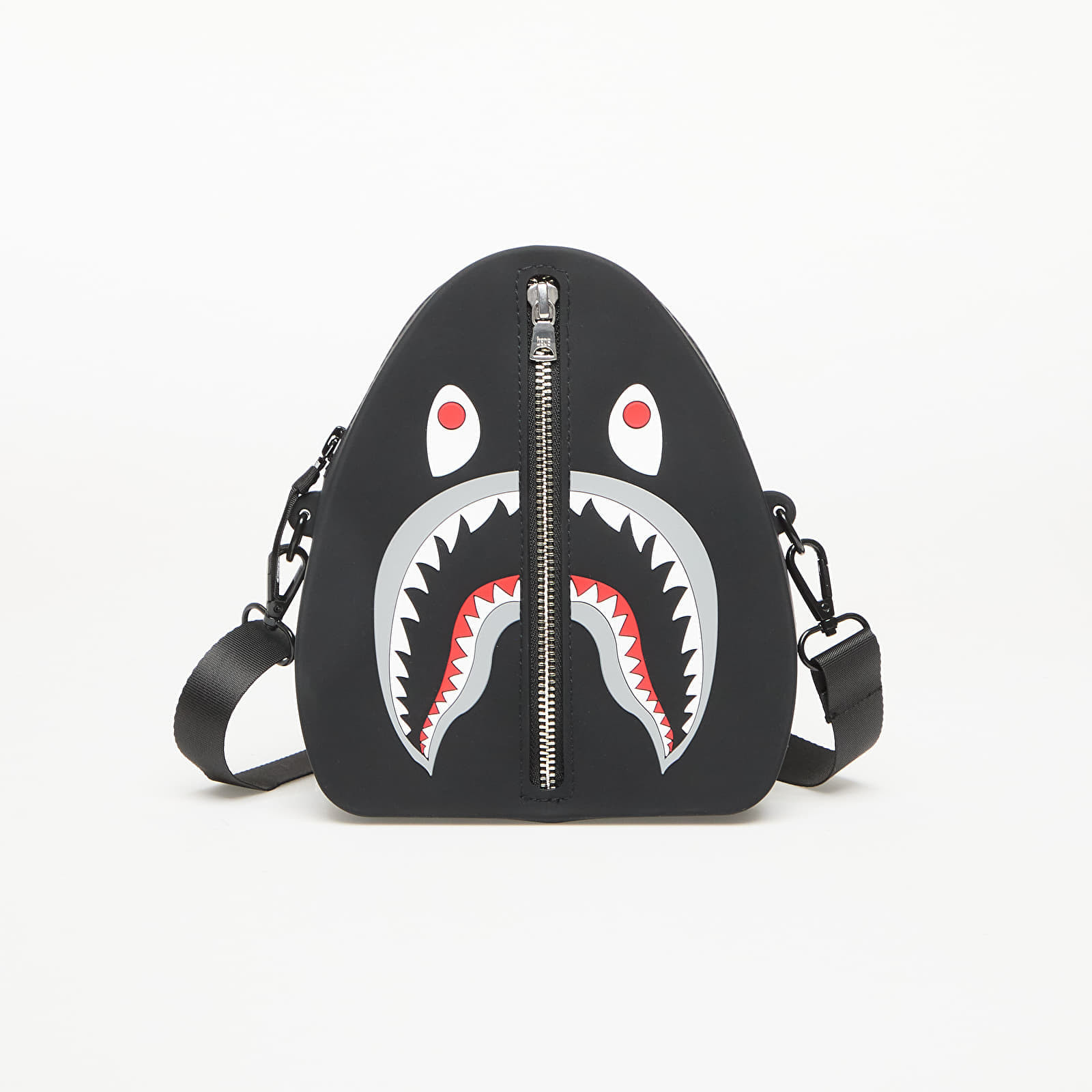 Taška A BATHING APE Shark Silicon Shoulder Bag Black Universal