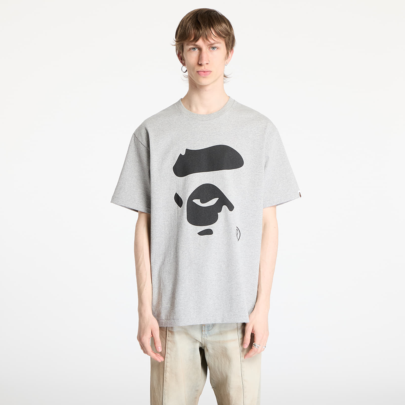 Tričko A BATHING APE Ape Face Tee UNISEX Gray M