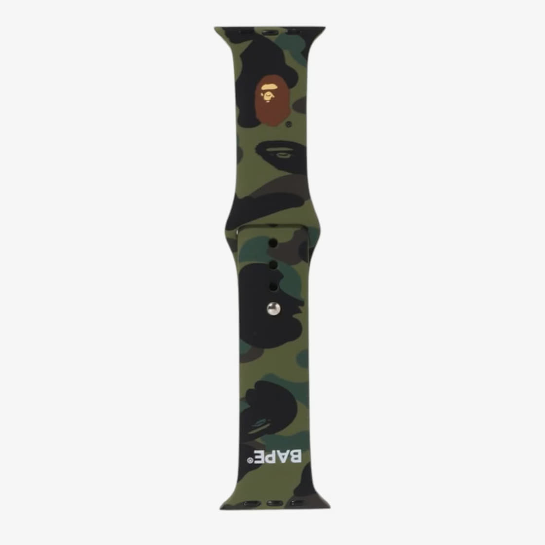 A BATHING APE 1St Camo Watch Band Green L