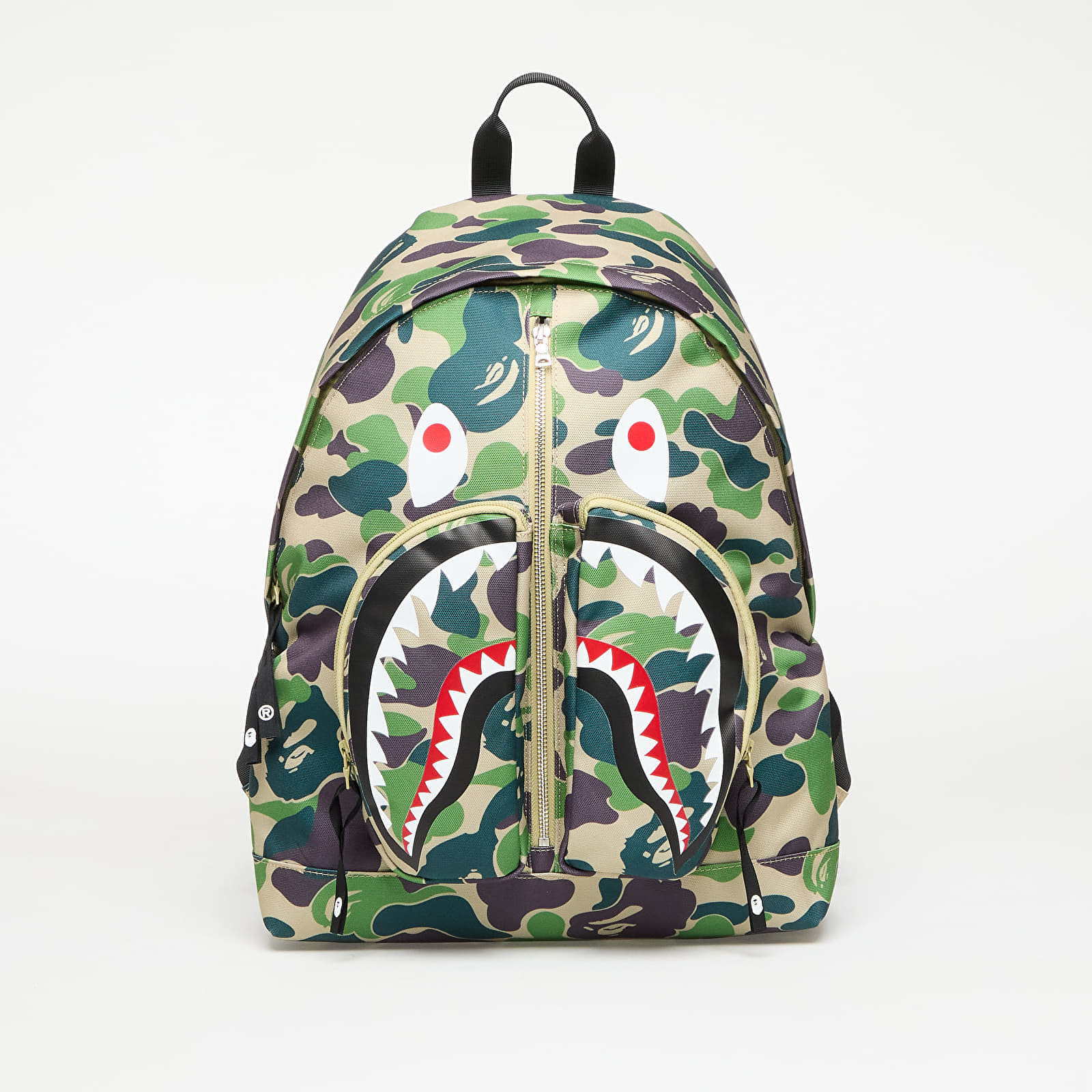 A BATHING APE Abc Camo Shark Daypack Green Universal