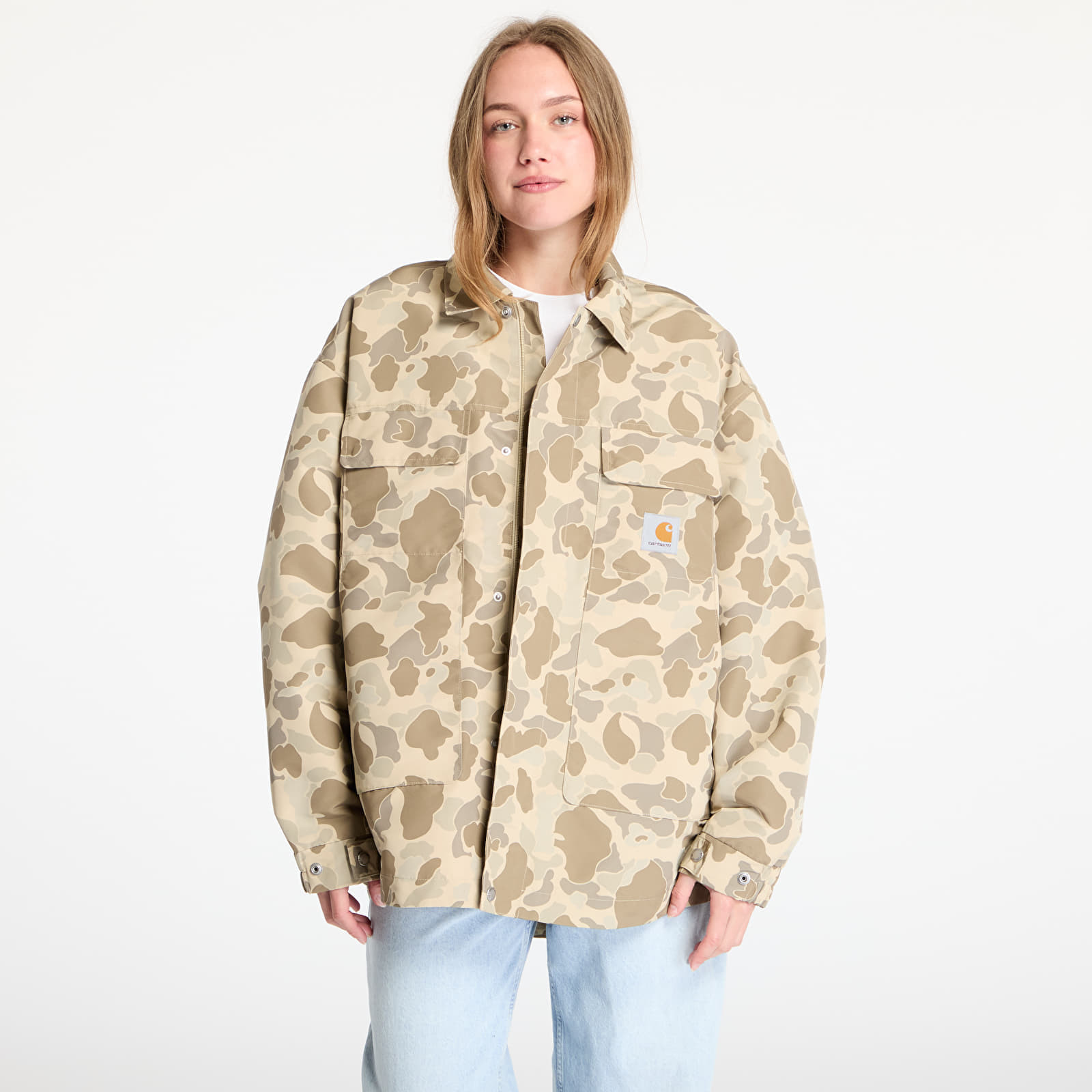 Vetrovka Carhartt WIP Liam Jacket UNISEX Camo Duck/ Desert M