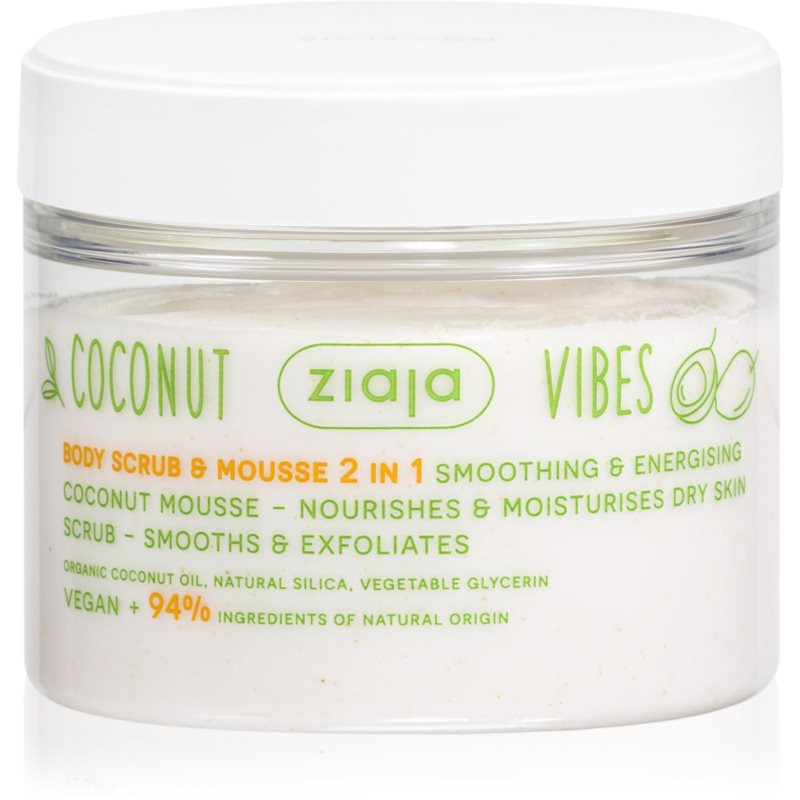 Ziaja Coconut Vibes telový peeling s hydratačným účinkom 270 ml