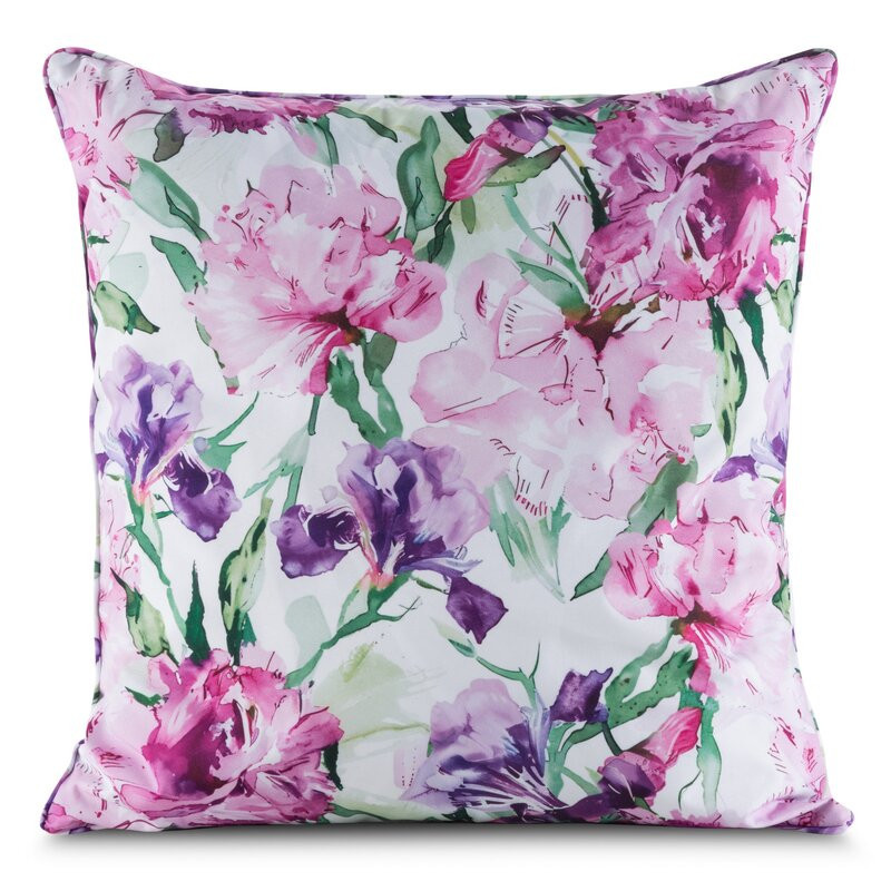 ArtFir Obliečka na vankúš GARDEN 34A | ružová/fialová 45 x 45 cm