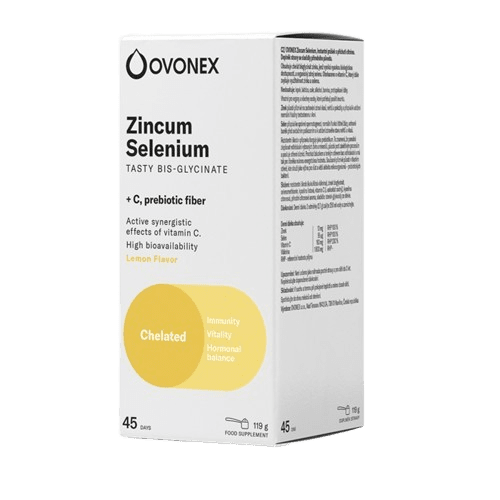OVONEX Zincum Selenium, citrónová príchuť 119 g