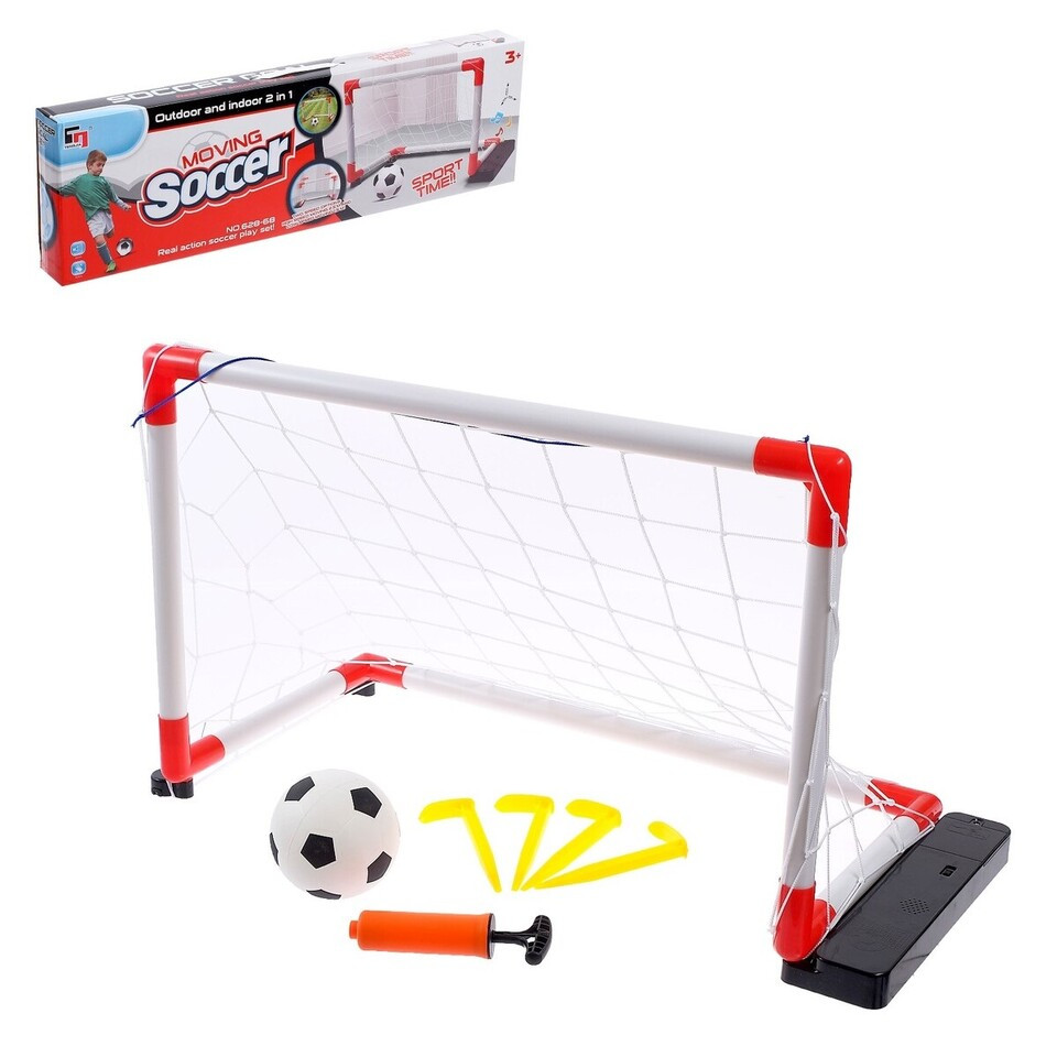 Fotbal set s pohyblivou bránkou 62x42cm