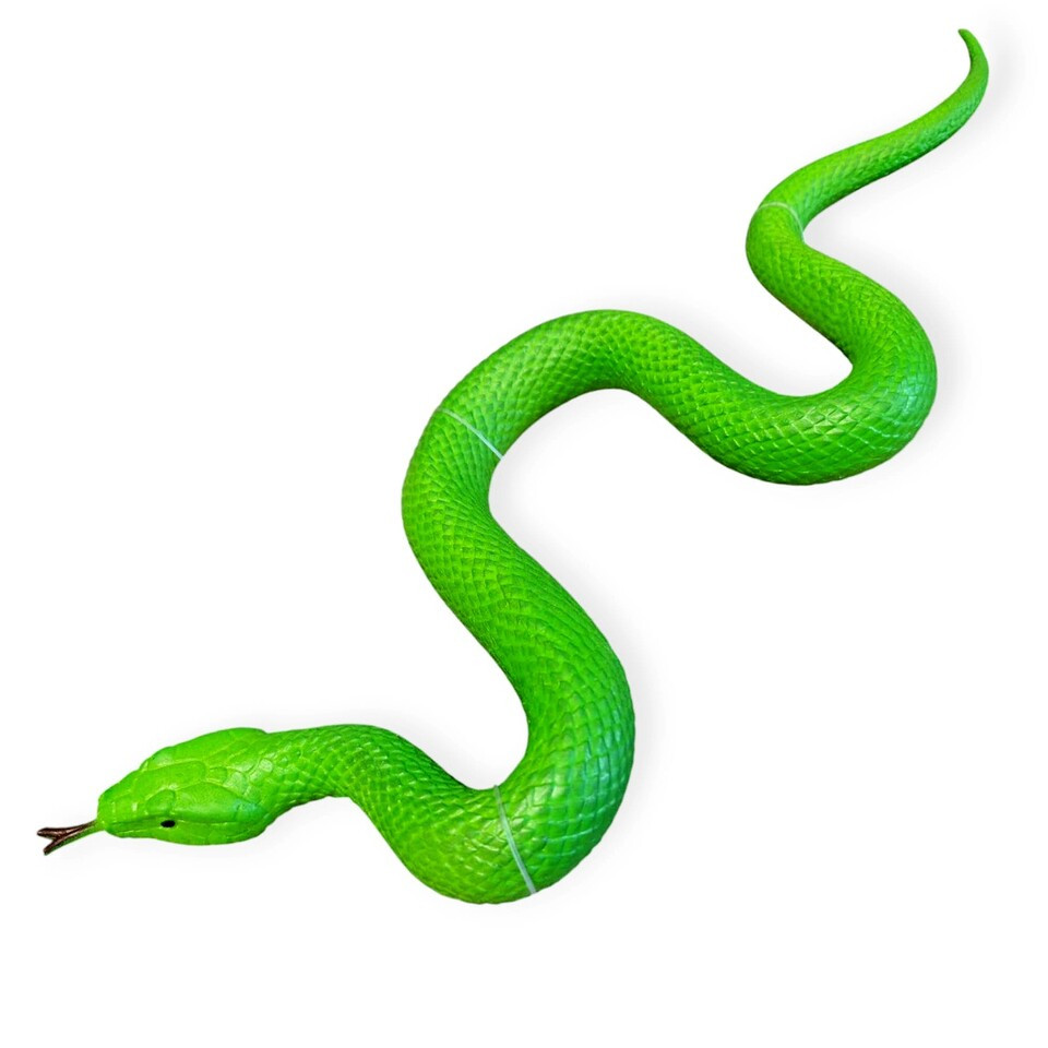 Had gumený zelený 60cm