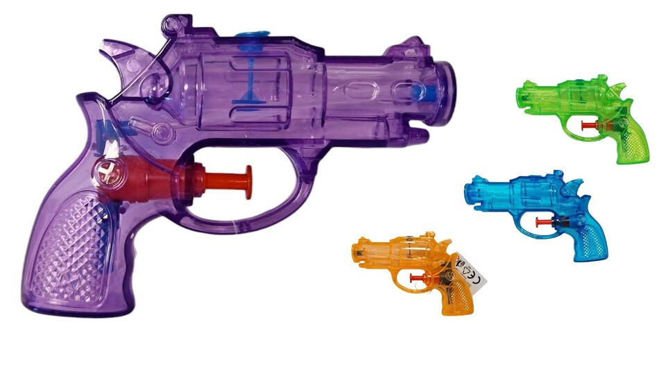 Pištoľ vodná revolver 12cm - náhodná