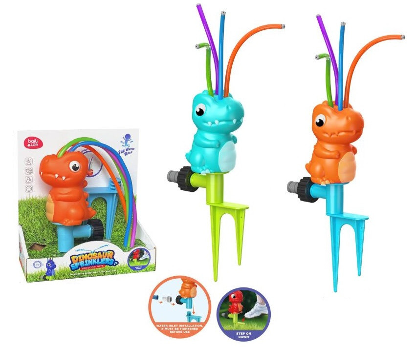 Vodný rozprašovač Dinosaurus 25cm - náhodná