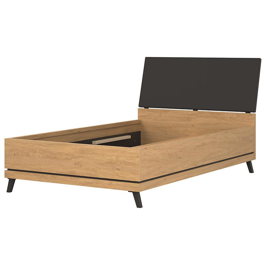 Posteľ Ate At15/120 Dub/čierna