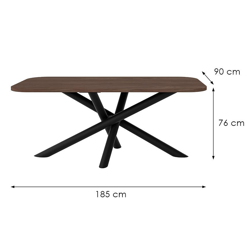 Stôl Oslo 185x90cm Orech Wisconsin