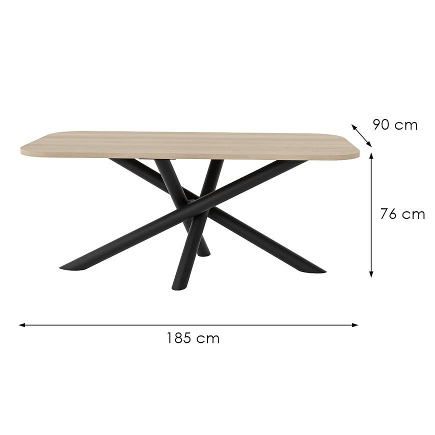 Stôl Oslo 185x90cm Dub Lindberg
