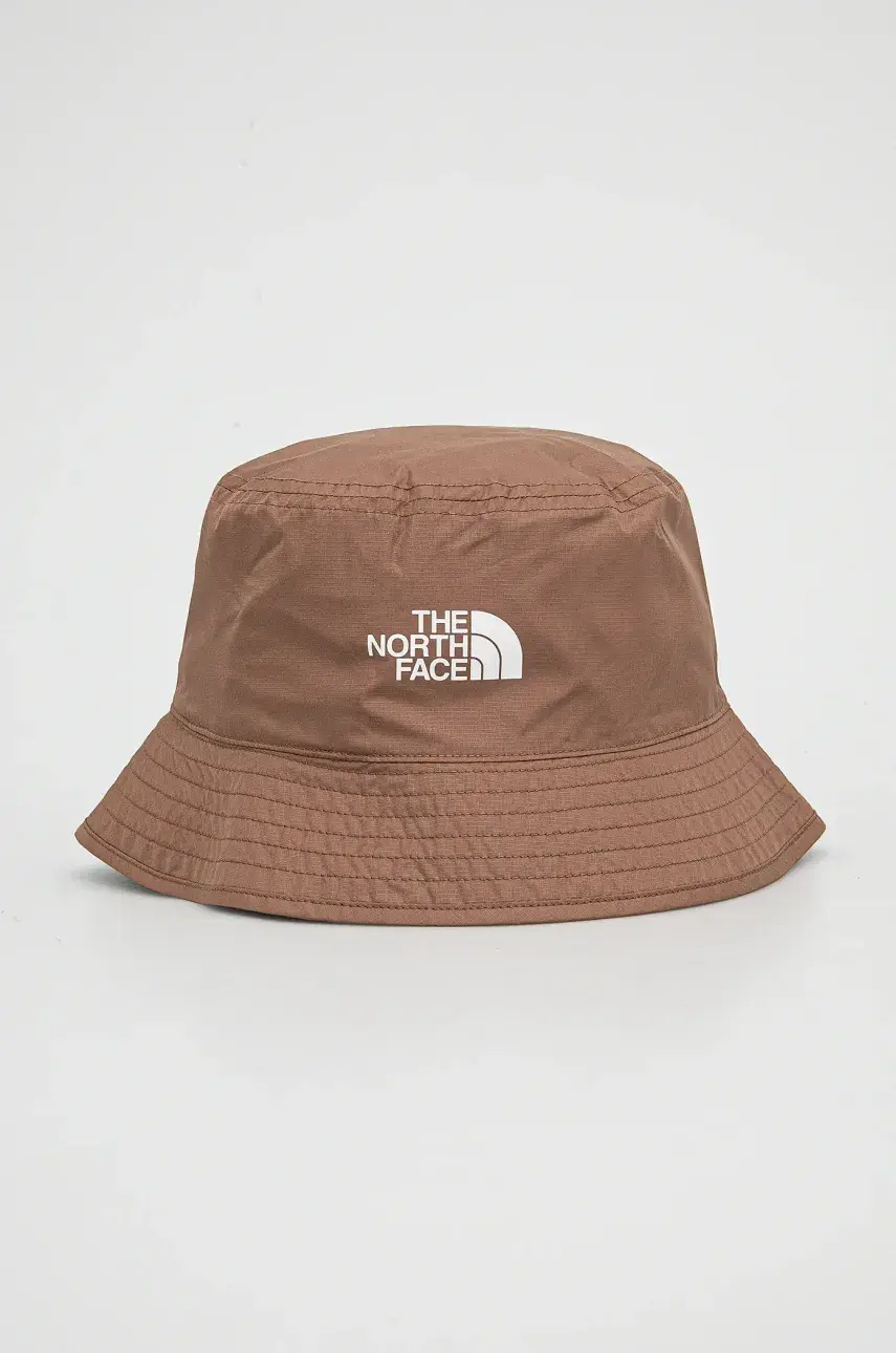 Obojstranný klobúk The North Face Sun Stash hnedá farba, NF00CGZ058W1