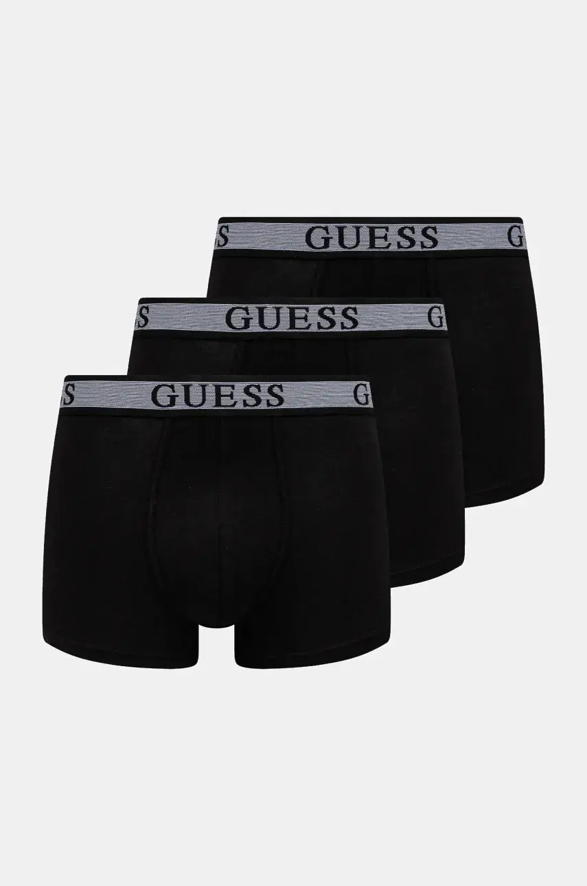Boxerky Guess JOE 3-pak čierna farba, U5GG03 K6YW1