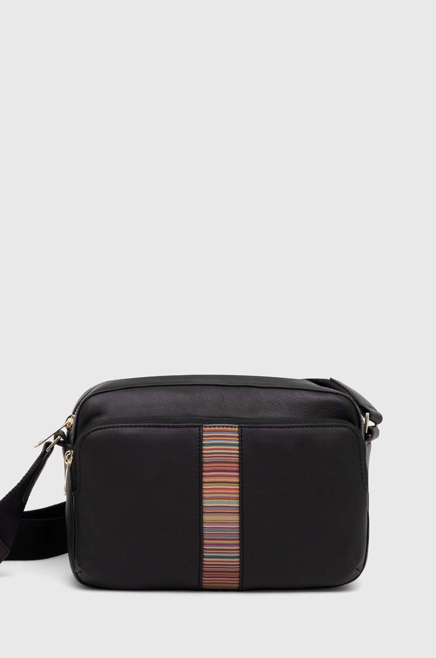 Kožená kabelka Paul Smith čierna farba, M1A-6796-BMULTI