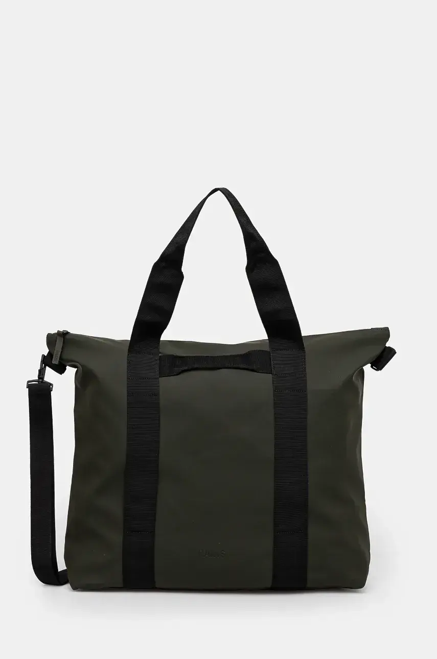 Taška Rains Tote Bag W3 zelená farba, 14150.03