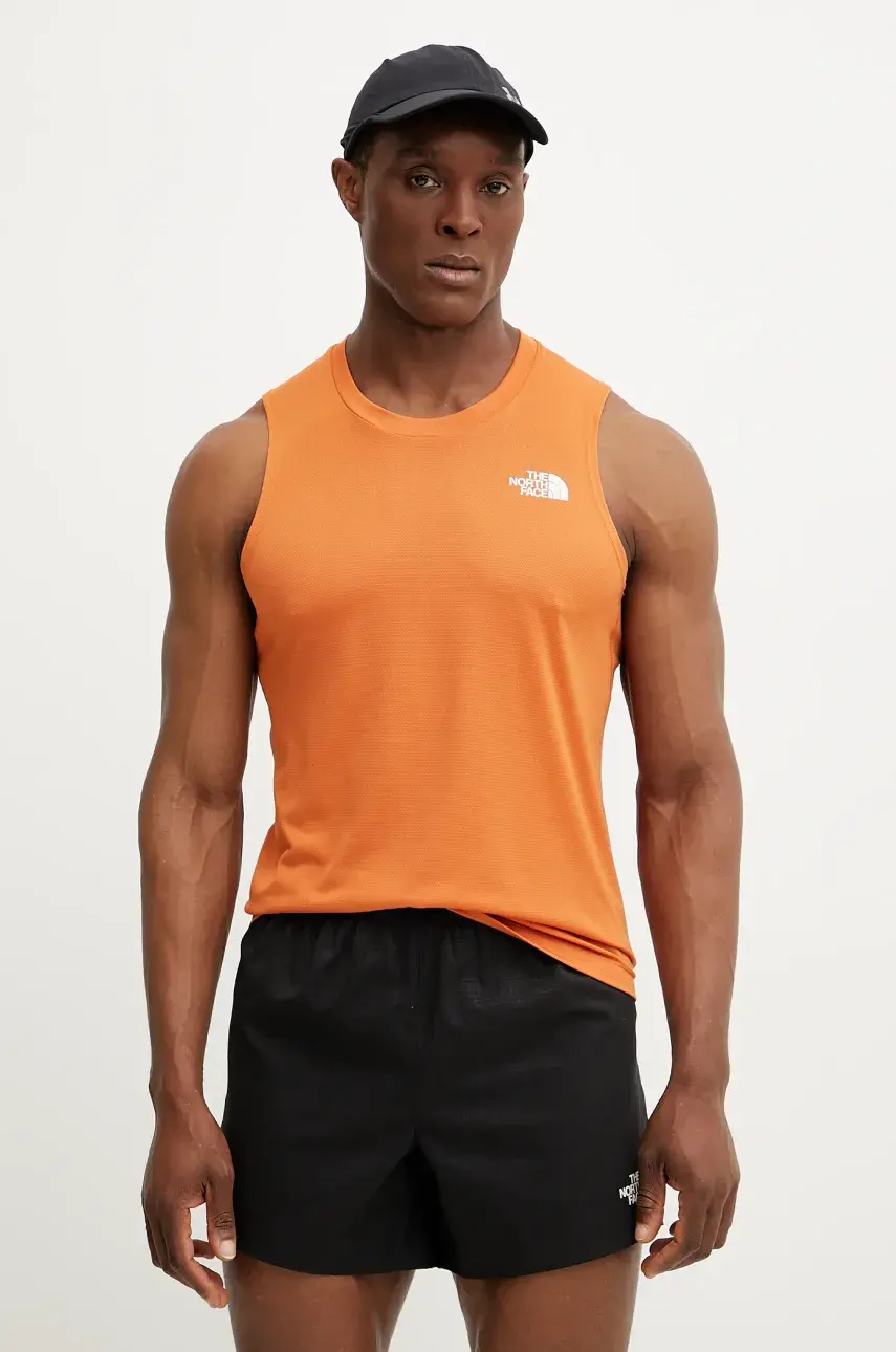 Športové tričko The North Face Lightbright oranžová farba, jednofarebný, NF0A825P6IG1