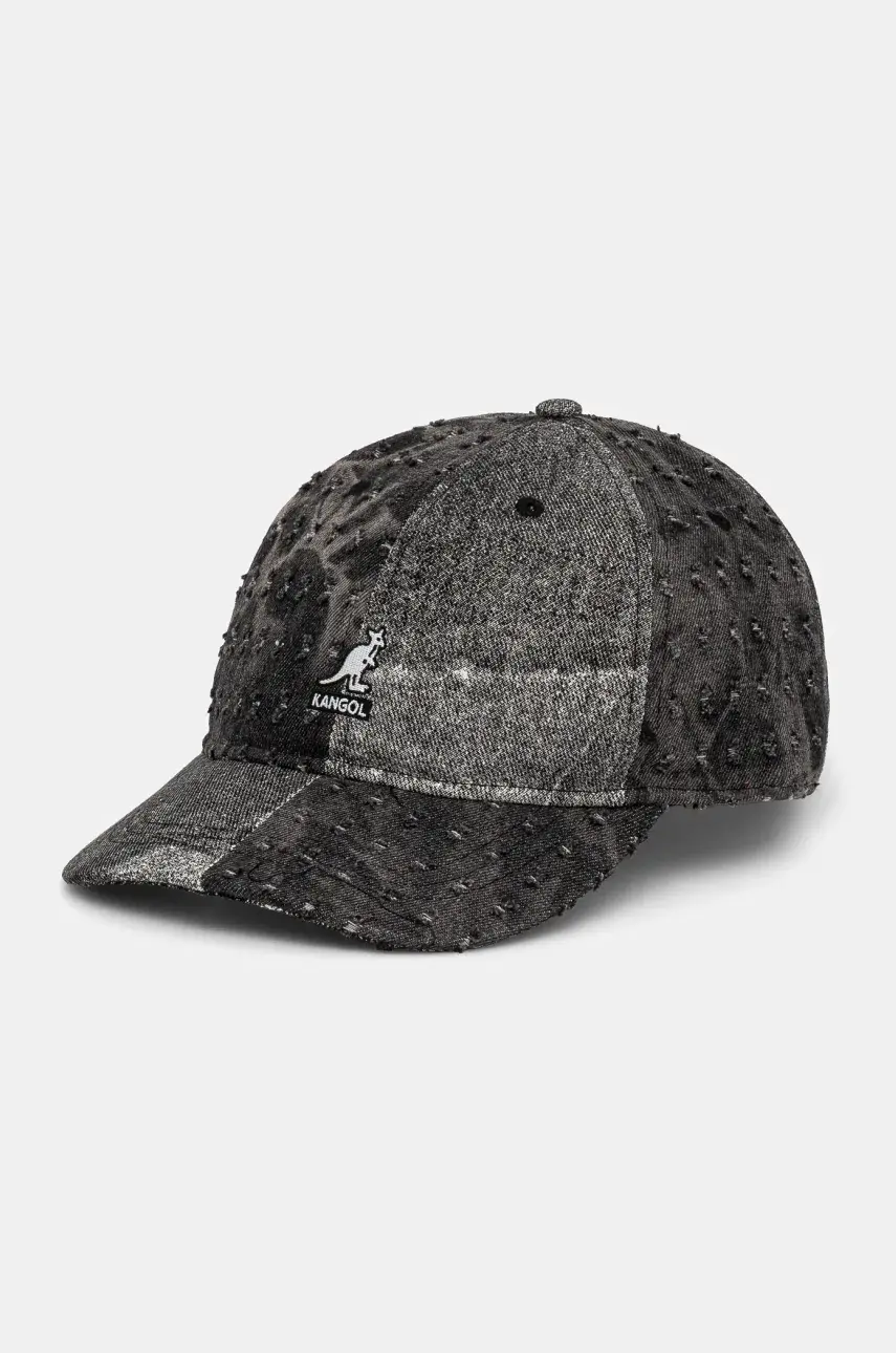 Šiltovka Kangol MASHUP BASEBALL šedá farba, vzorovaná, K5434.BT009