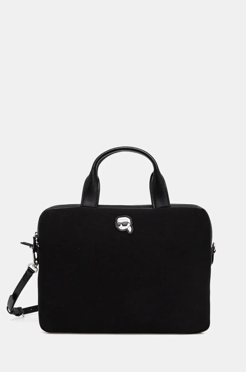 Taška na notebook Karl Lagerfeld čierna farba, A1M32021