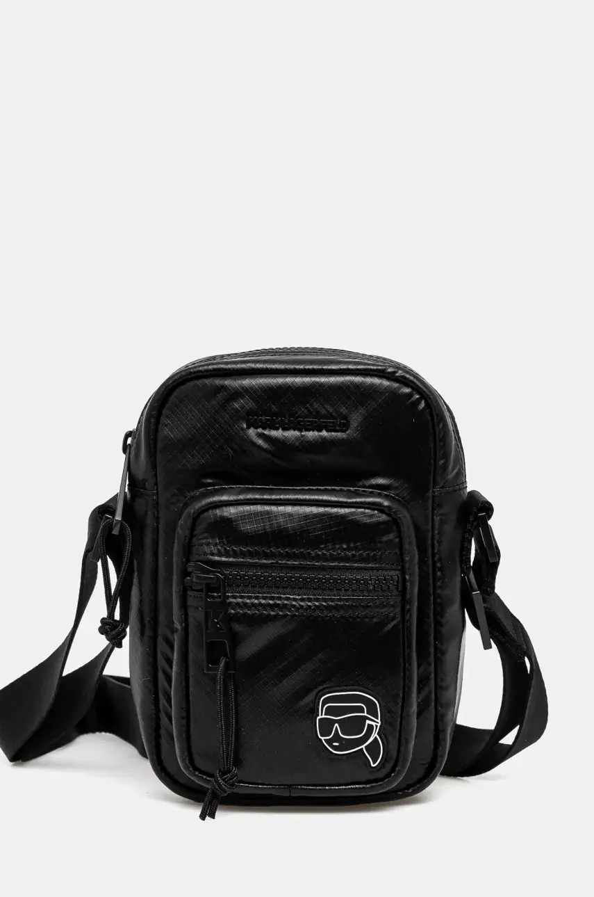 Malá taška Karl Lagerfeld čierna farba, A2M30216