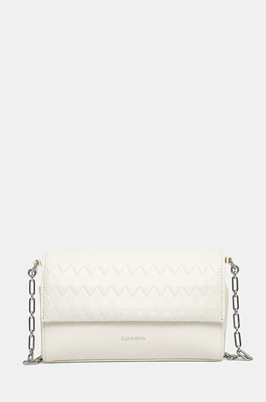 Kabelka Calvin Klein béžová farba, K60K612995