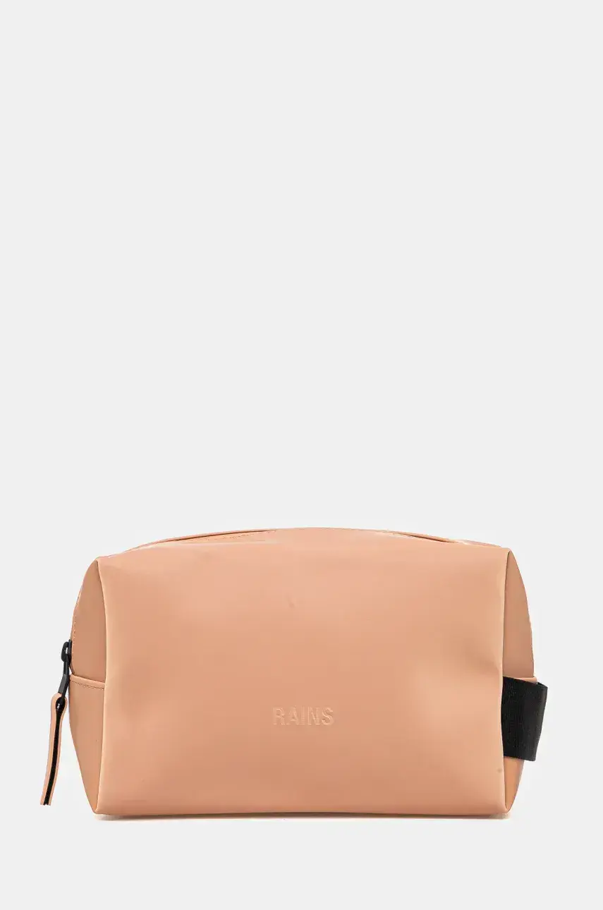 Kozmetická taška Rains Wash Bag Small W3 oranžová farba, 15580