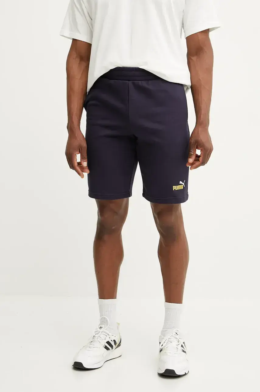 Šortky Puma pánske, tmavomodrá farba, 684715